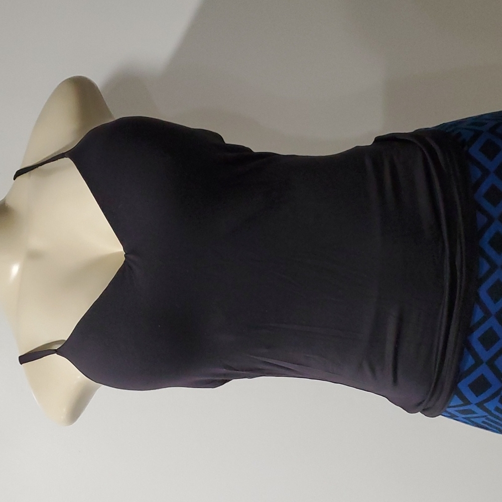 Black blouse licra